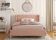 Sturdy / Soft Tall Upholstered Bed Affordable For Apartment / Hotel