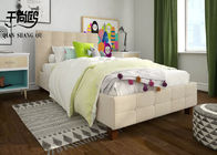 Checkered Stitching Tall Upholstered Bed Low Key Size customizable